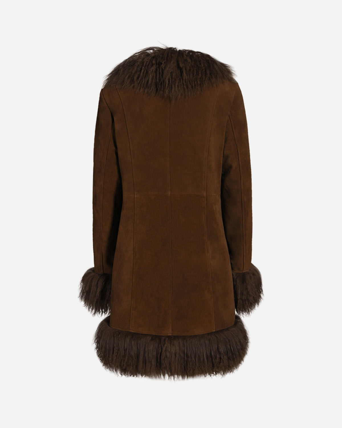Dorothy Suede Midi Coat