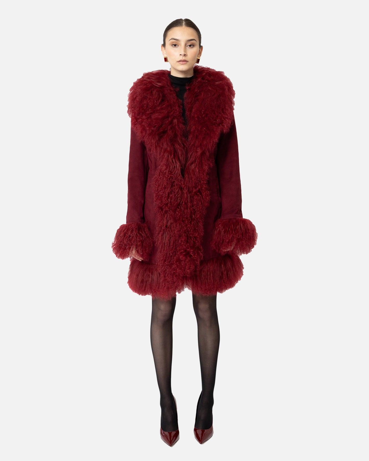 Dorothy Suede Midi Coat