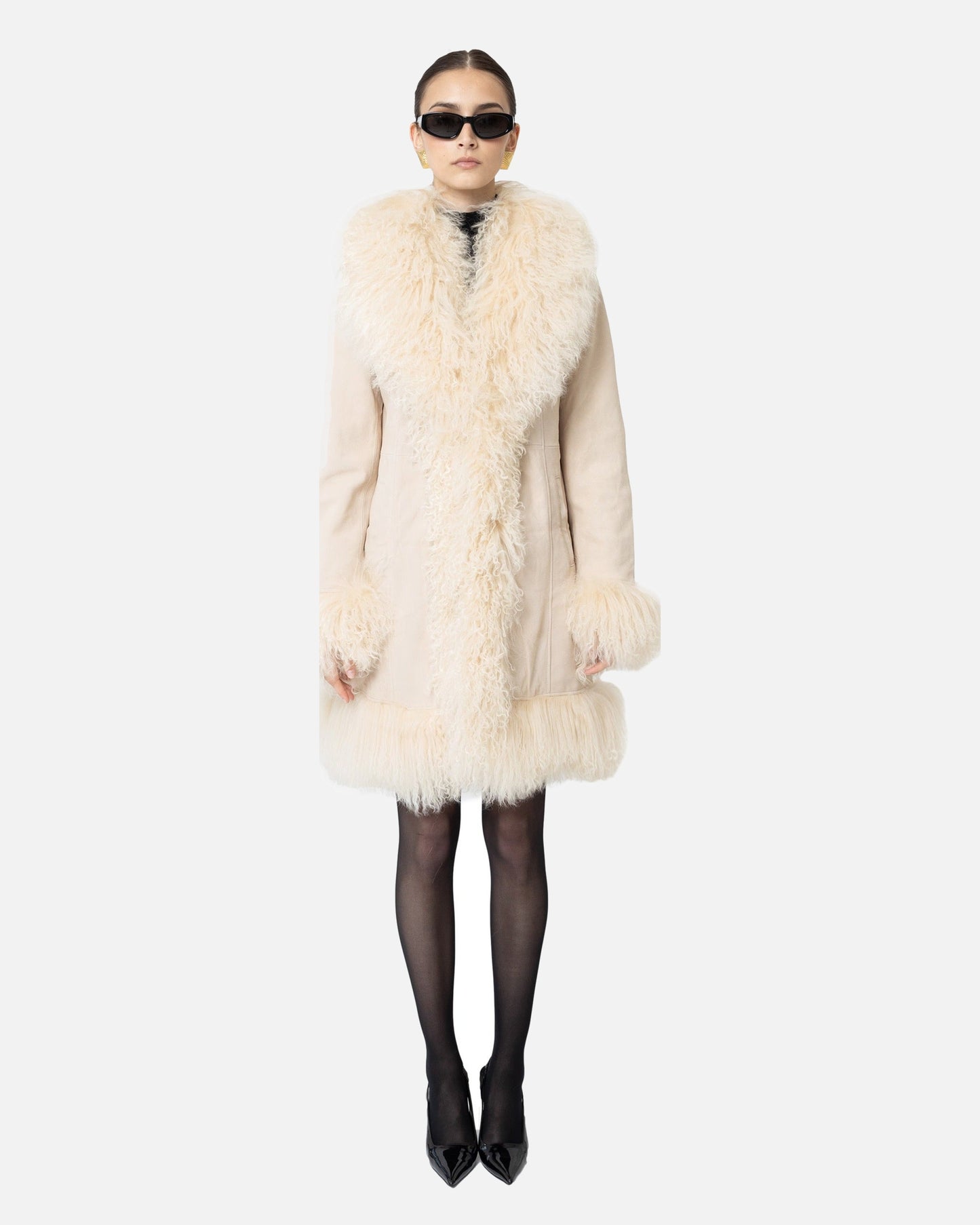Dorothy Suede Midi Coat