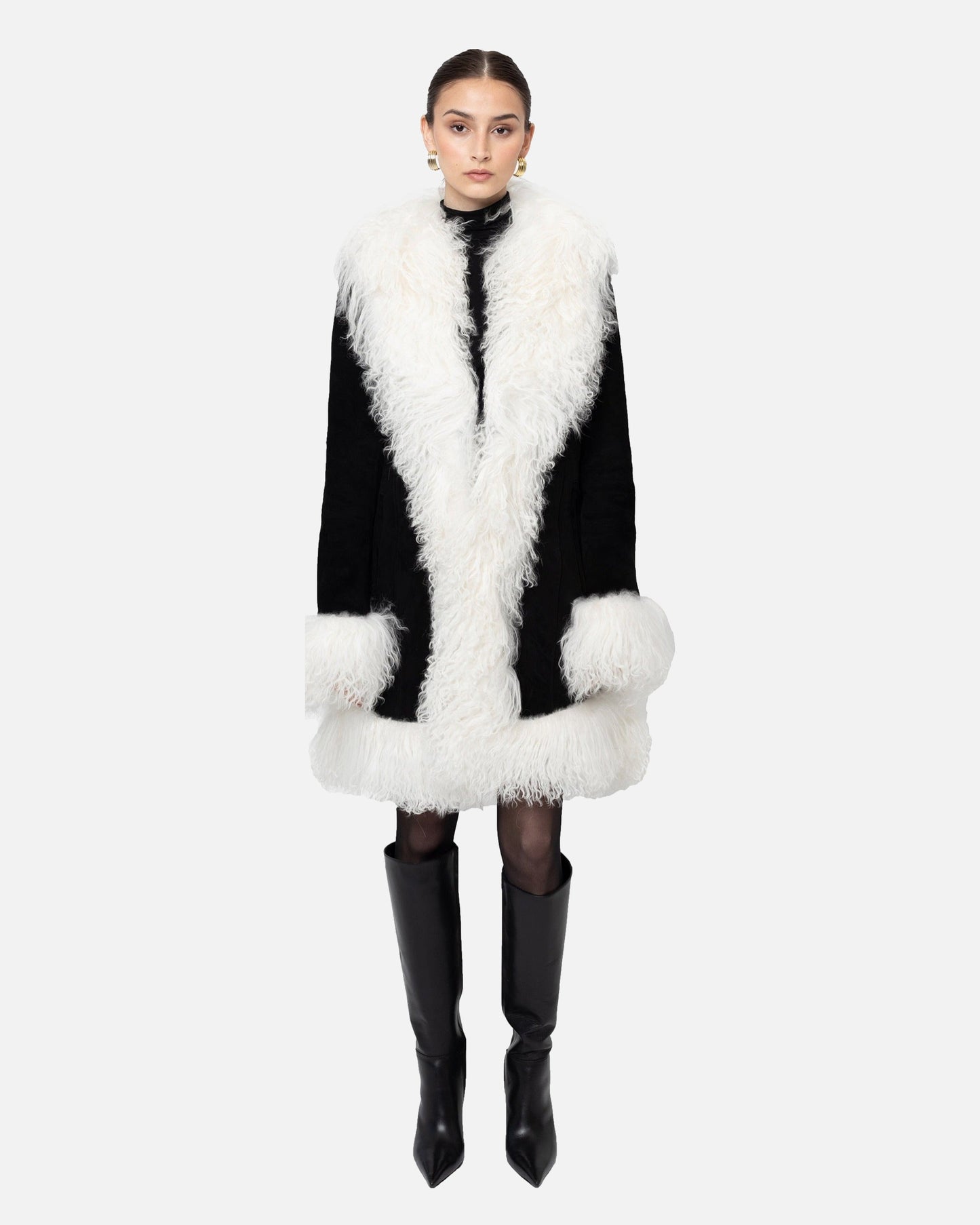 Dorothy Suede Midi Coat