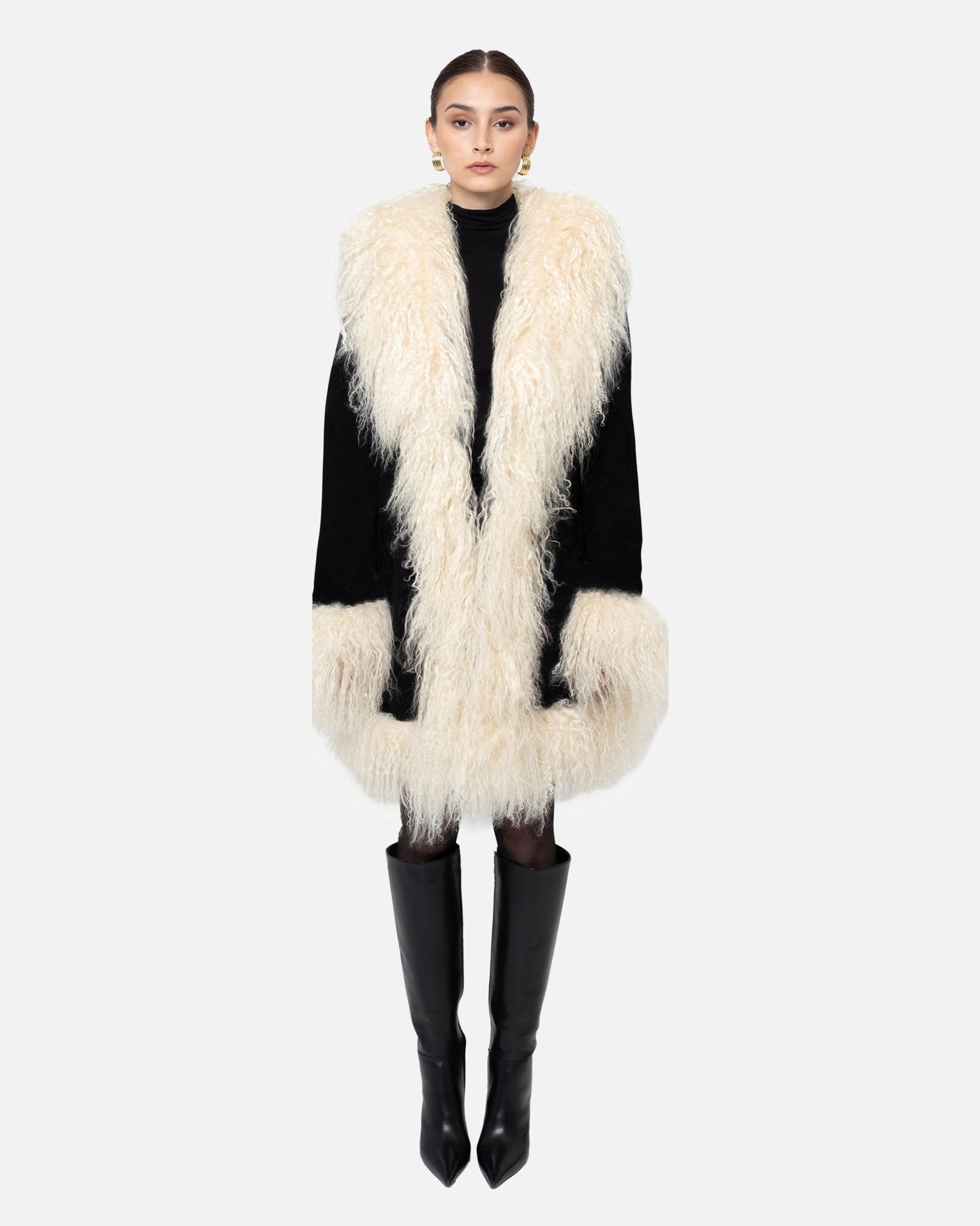 Dorothy Suede Midi Coat