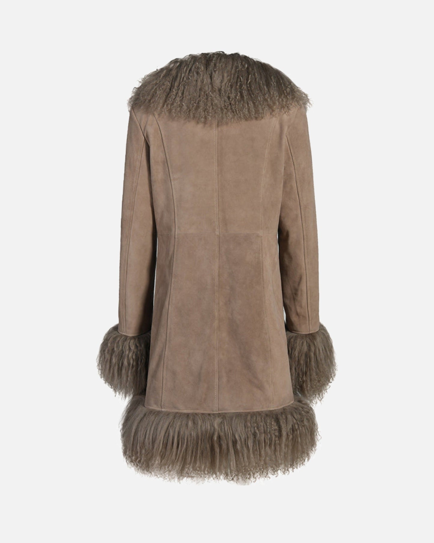 Dorothy Suede Midi Coat