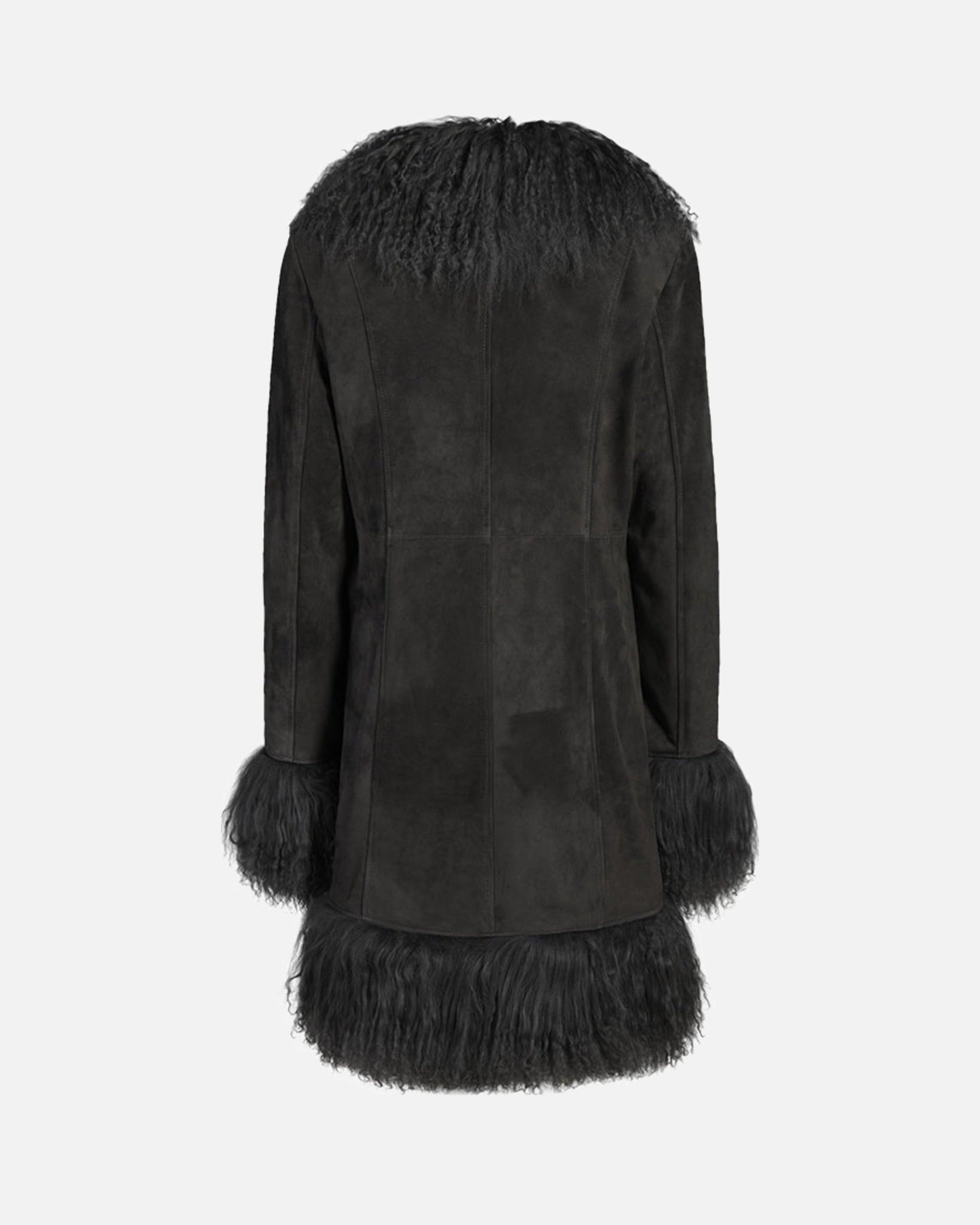 Dorothy Suede Midi Coat
