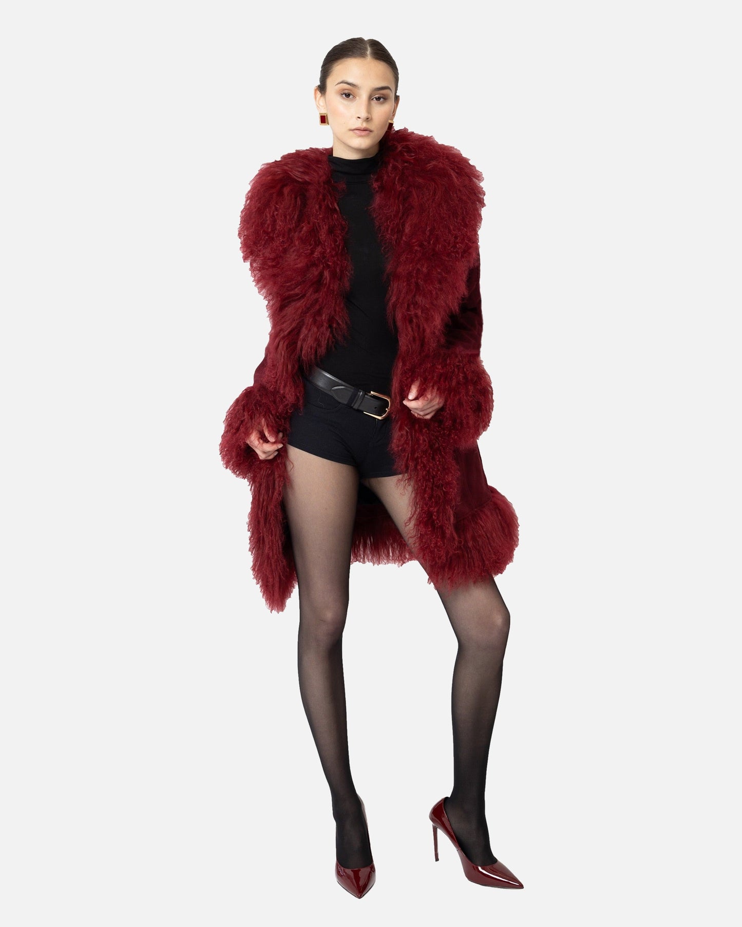 Dorothy Suede Midi Coat