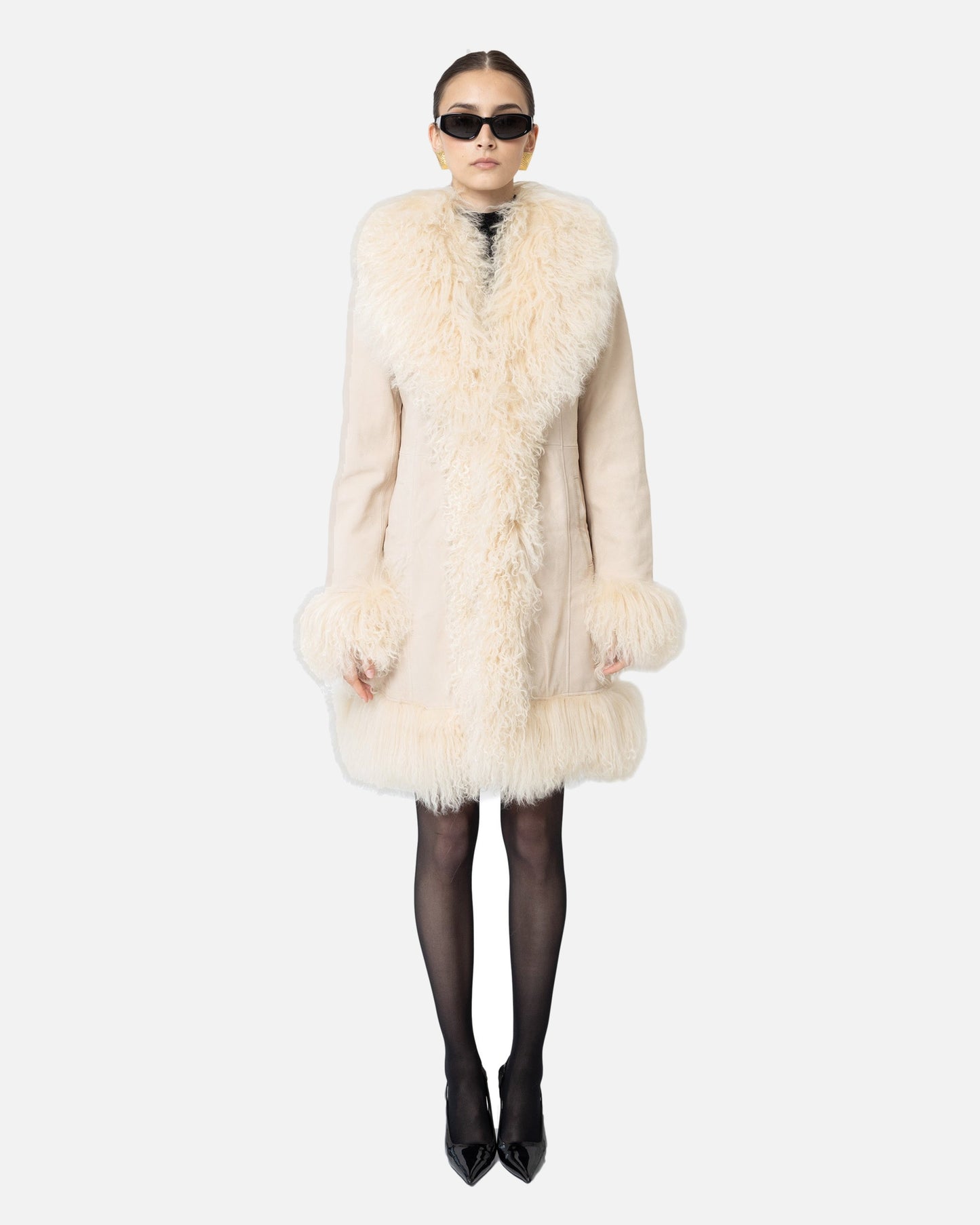 Dorothy Suede Midi Coat