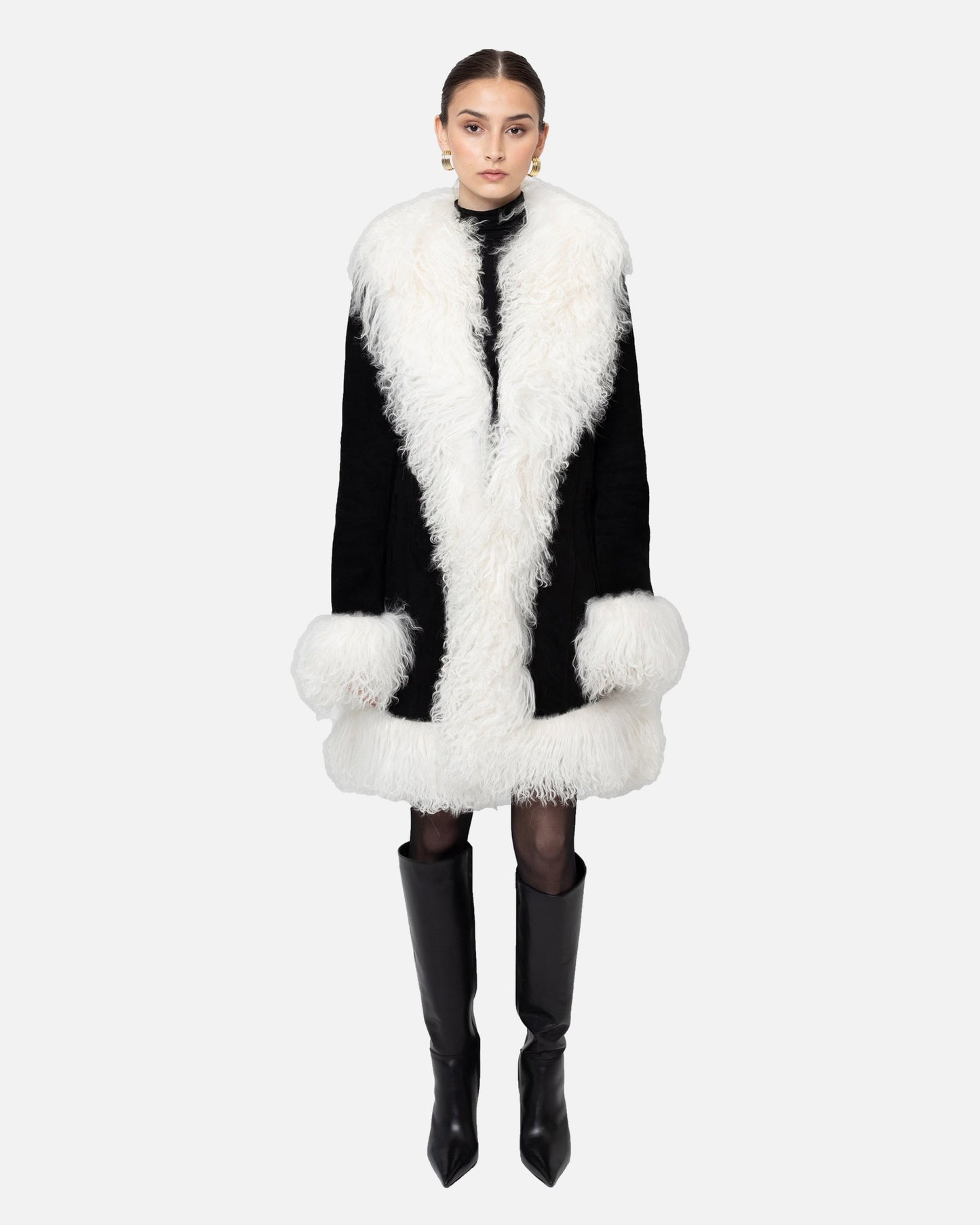 Dorothy Suede Midi Coat