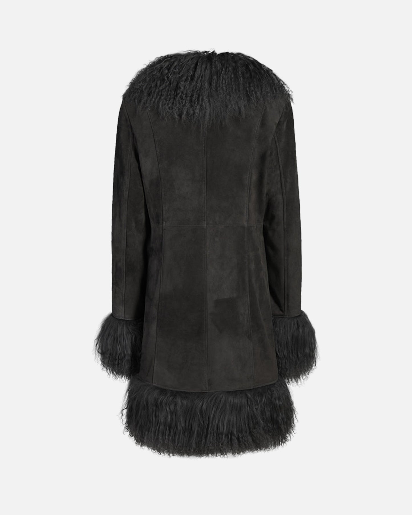 Dorothy Suede Midi Coat