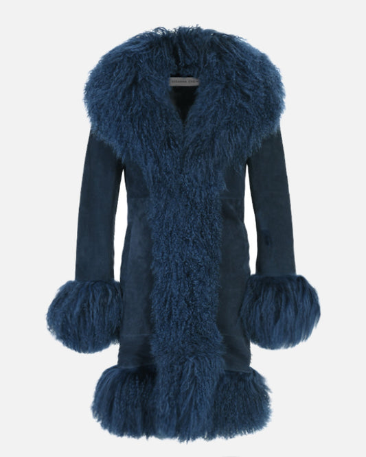 Dorothy Suede Midi Coat