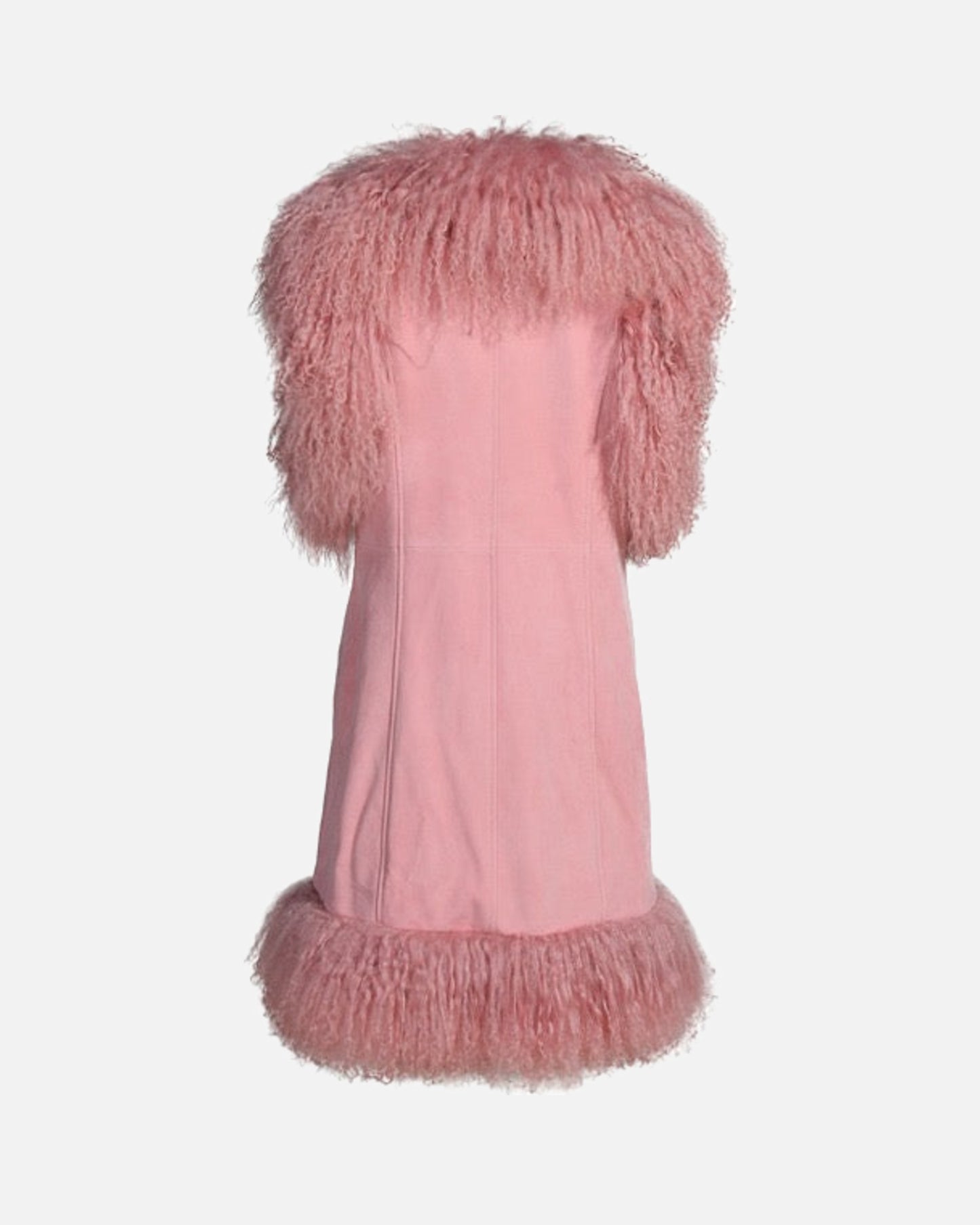 Dorothy Suede Shearling Midi Vest