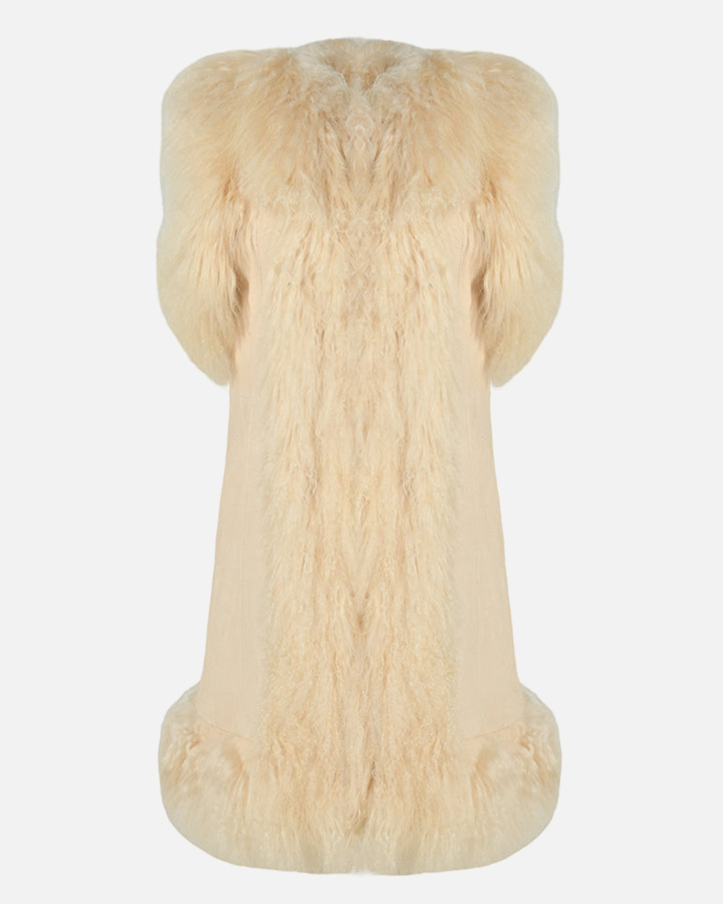 Dorothy Suede Shearling Midi Vest