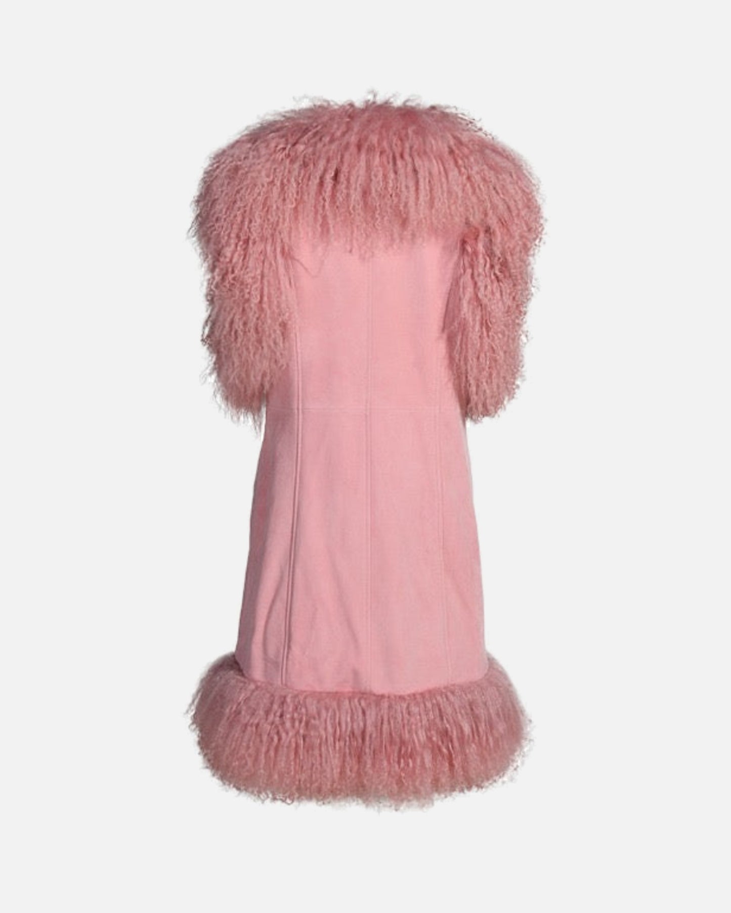 Dorothy Suede Shearling Midi Vest