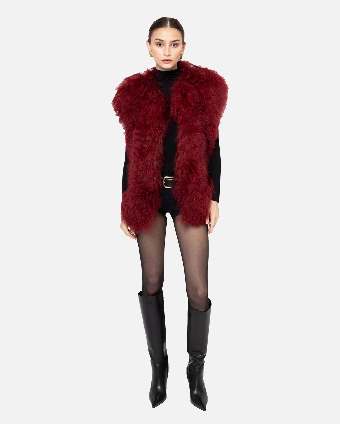 Dorothy Suede Shearling Vest