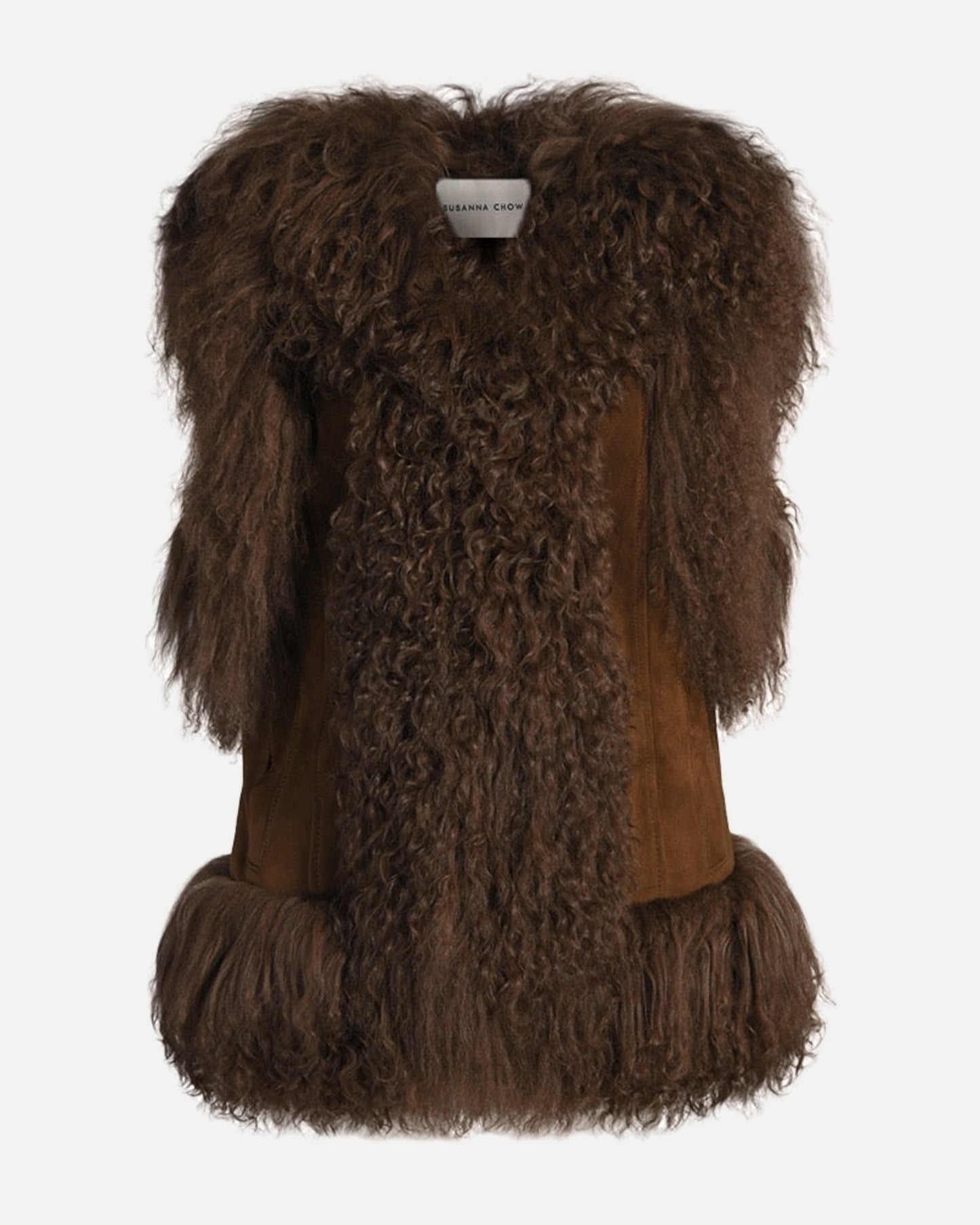 Dorothy Suede Shearling Vest