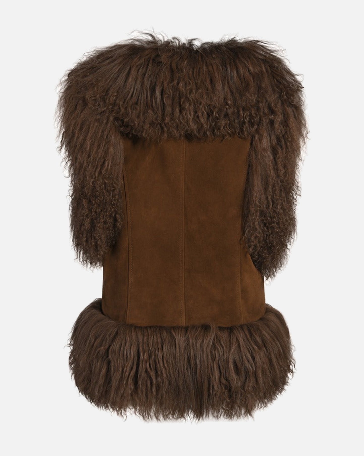 Dorothy Suede Shearling Vest