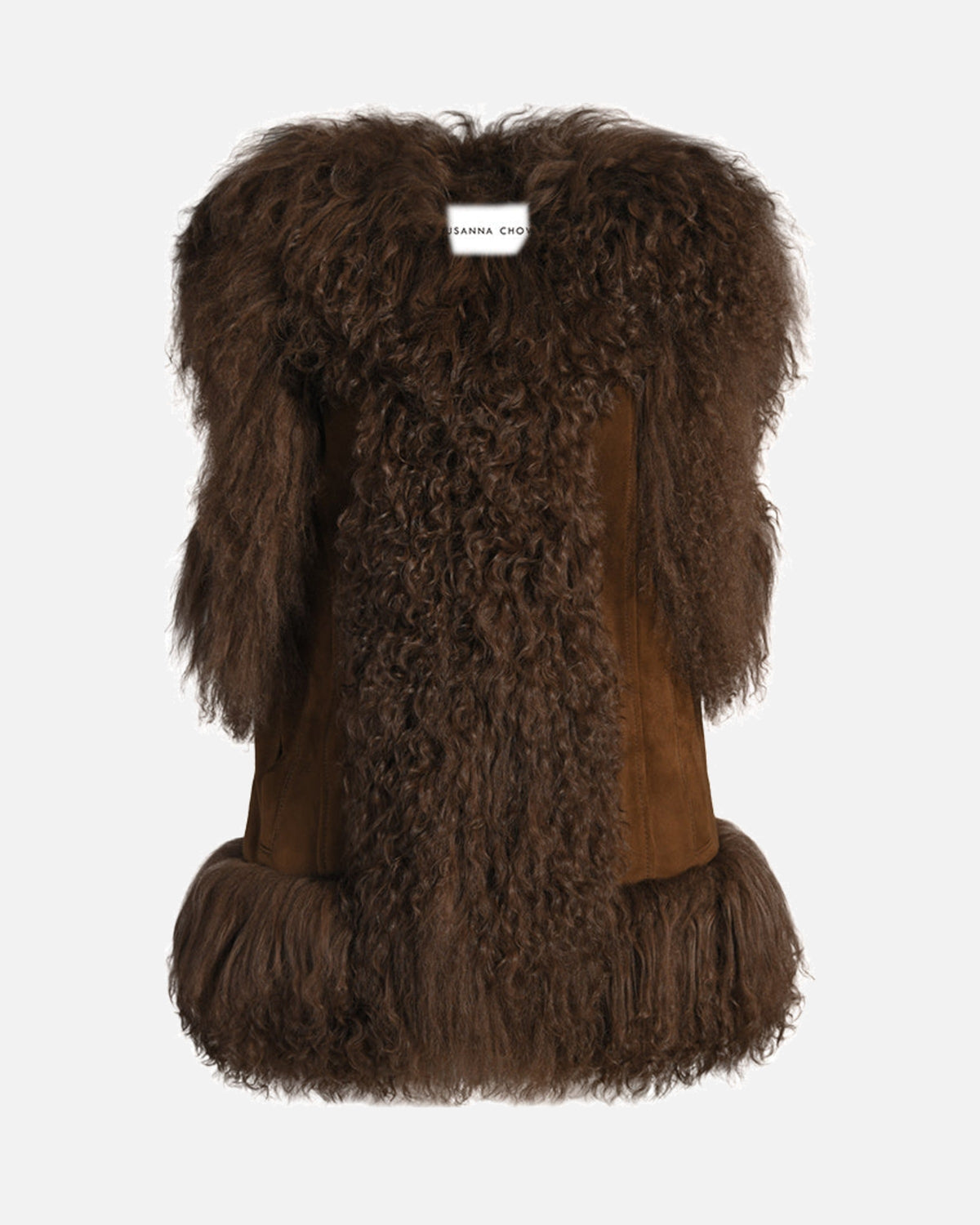 Dorothy Suede Shearling Vest