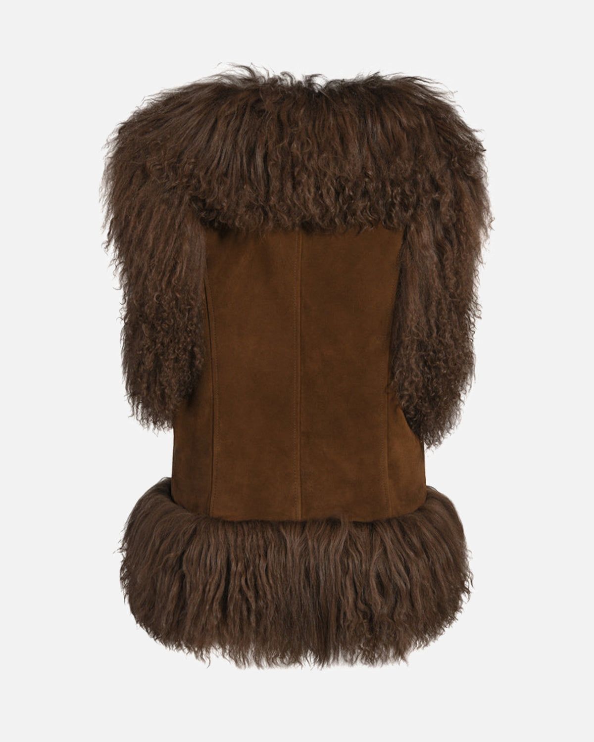Dorothy Suede Shearling Vest