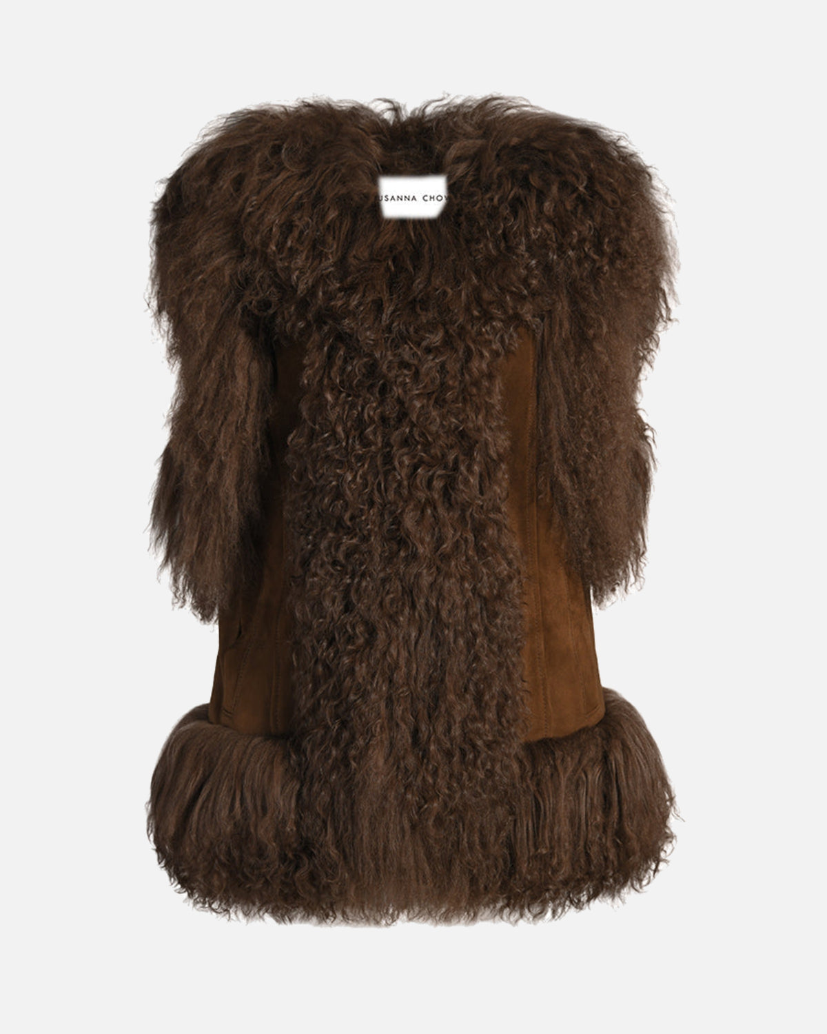 Dorothy Suede Shearling Vest