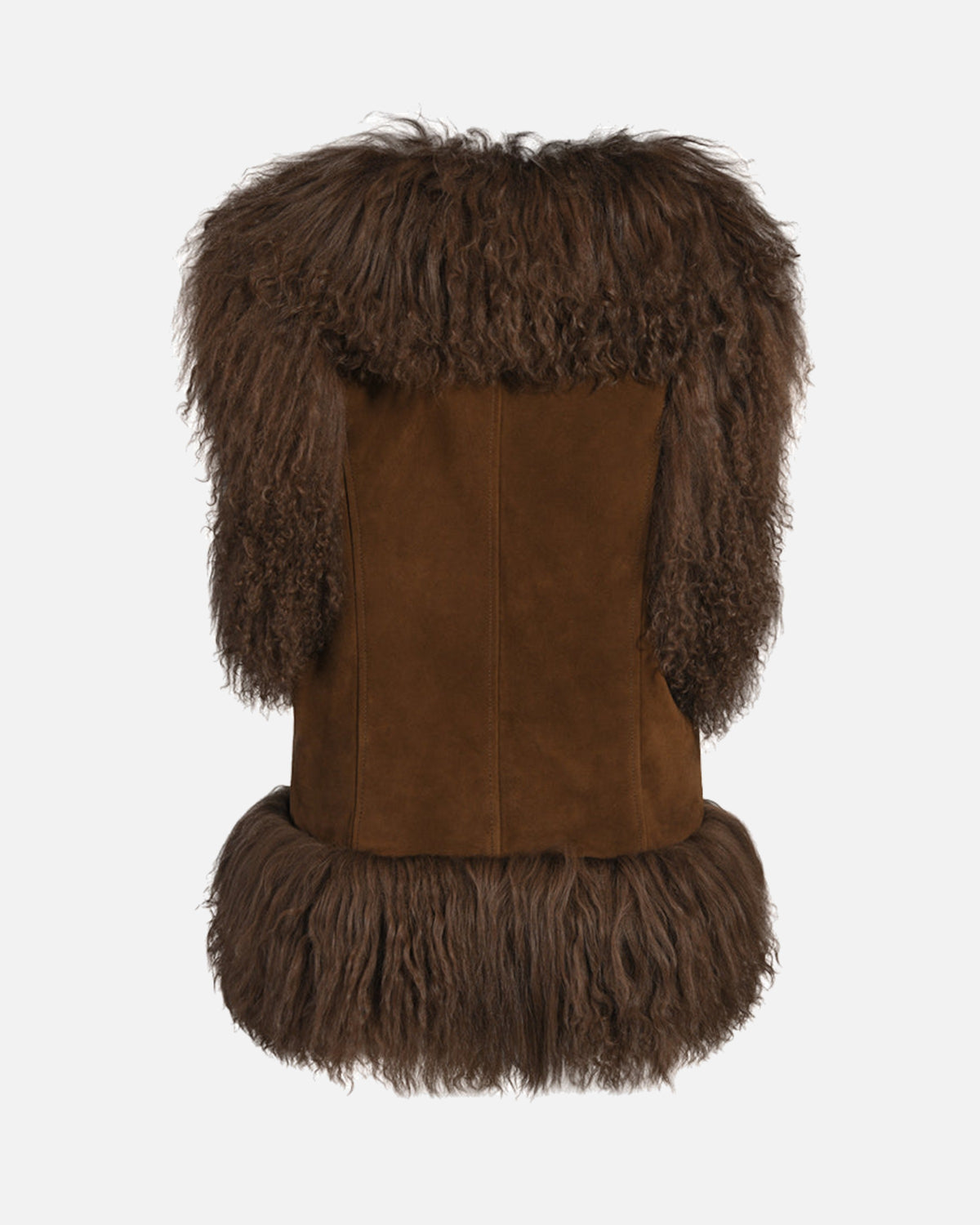 Dorothy Suede Shearling Vest