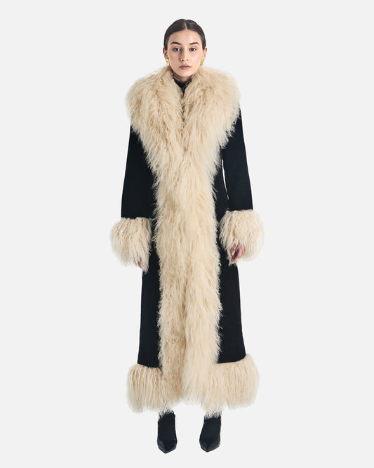 Dorothy Suede Ultra Maxi Coat