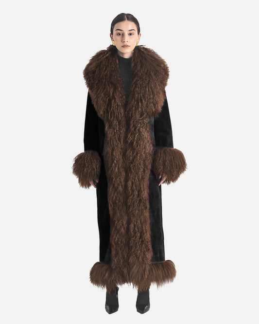Dorothy Suede Ultra Maxi Coat