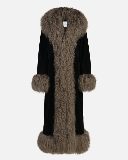 Dorothy Suede Ultra Maxi Coat