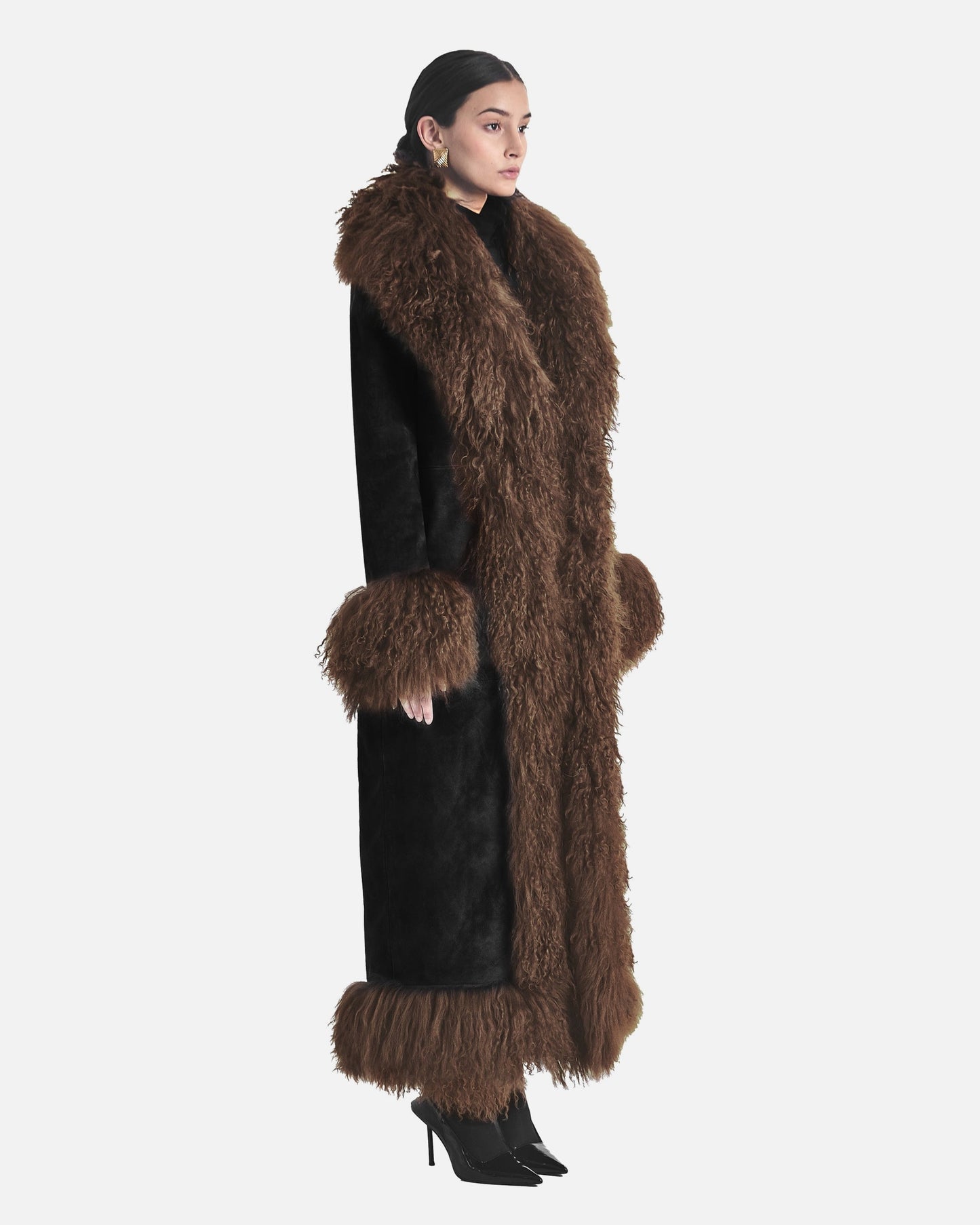 Dorothy Suede Ultra Maxi Coat