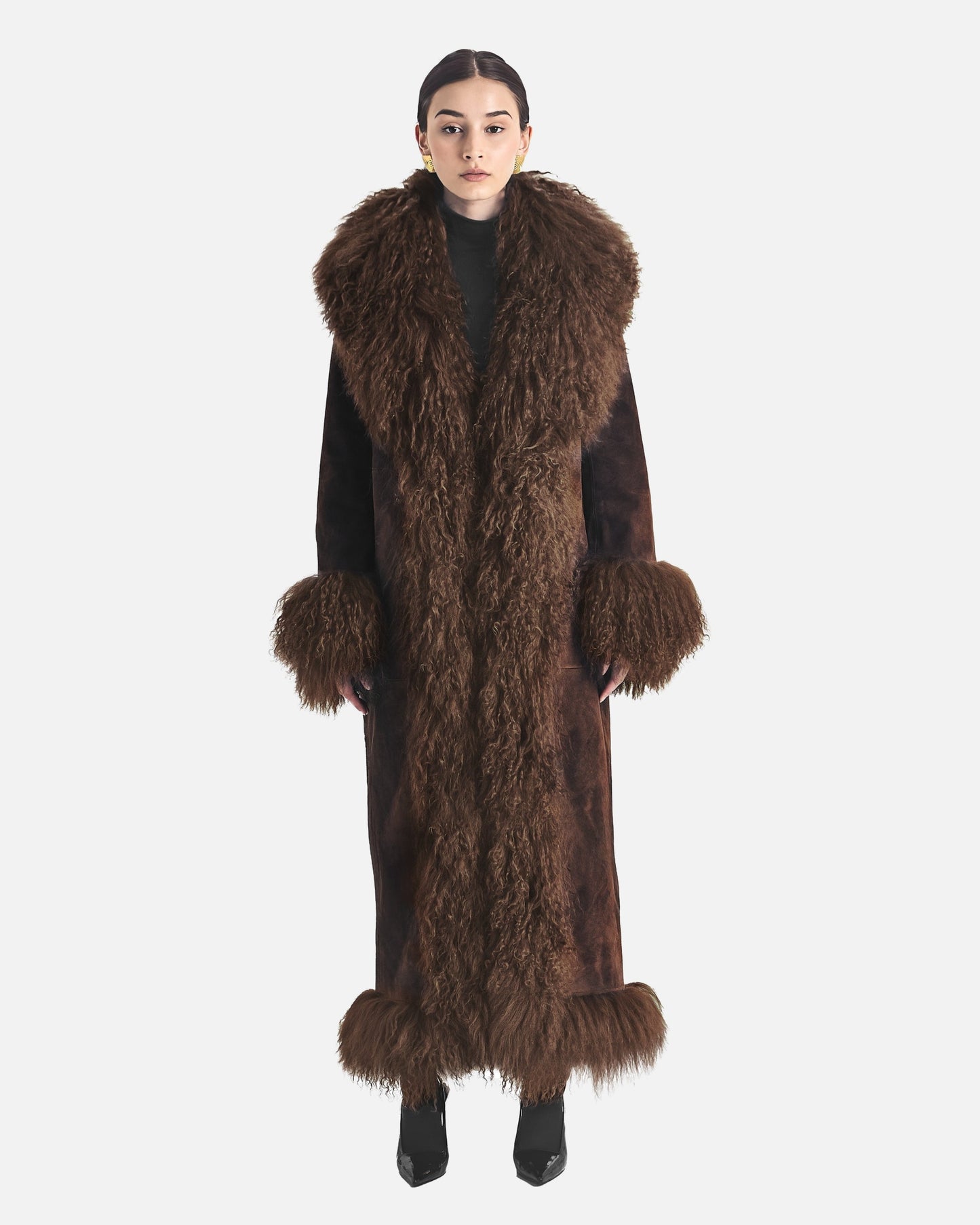 Dorothy Suede Ultra Maxi Coat