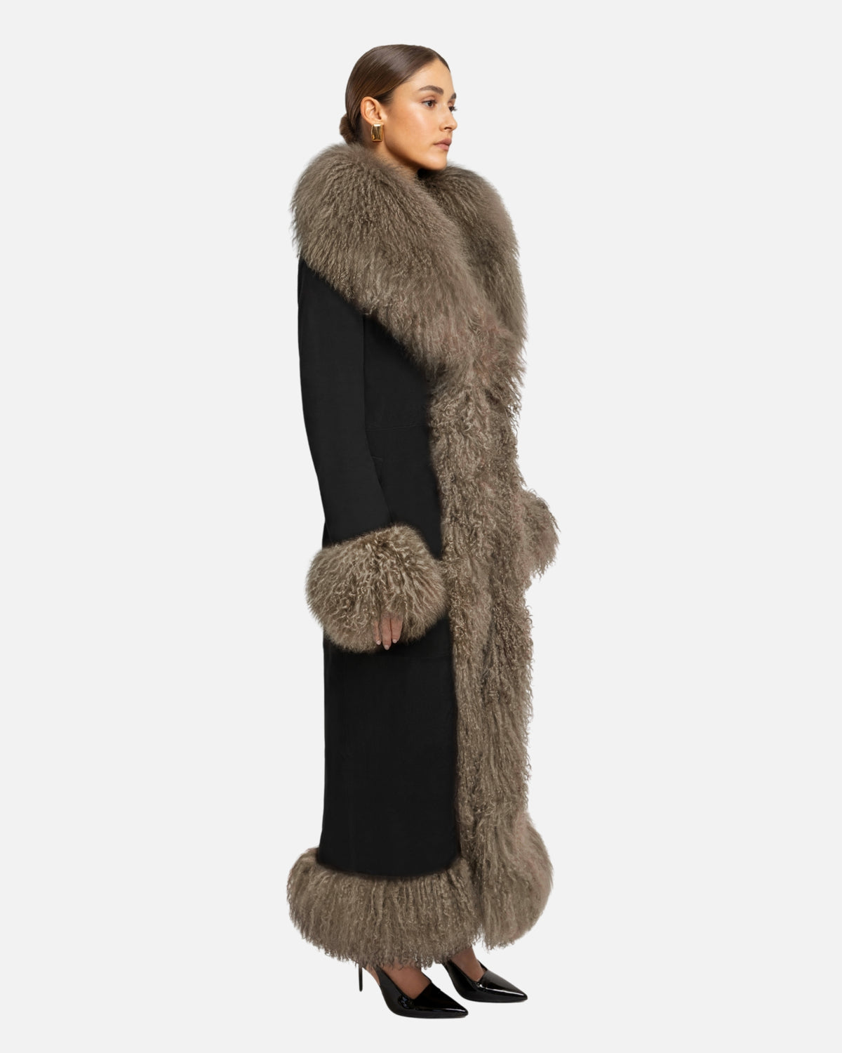 Dorothy Suede Ultra Maxi Coat