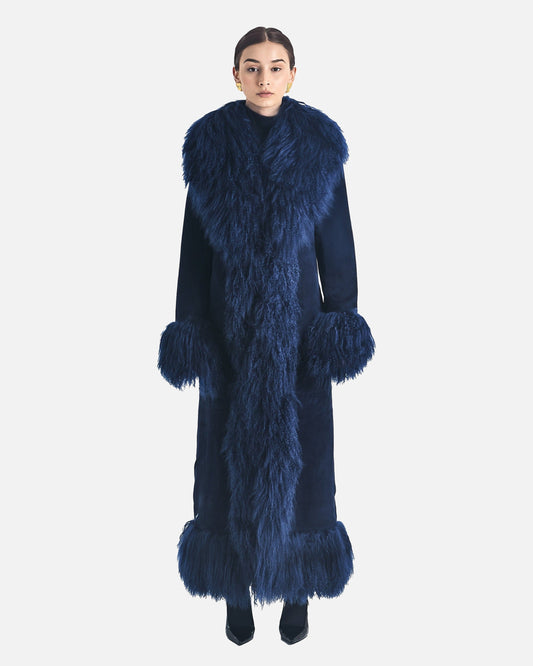 Dorothy Suede Ultra Maxi Coat