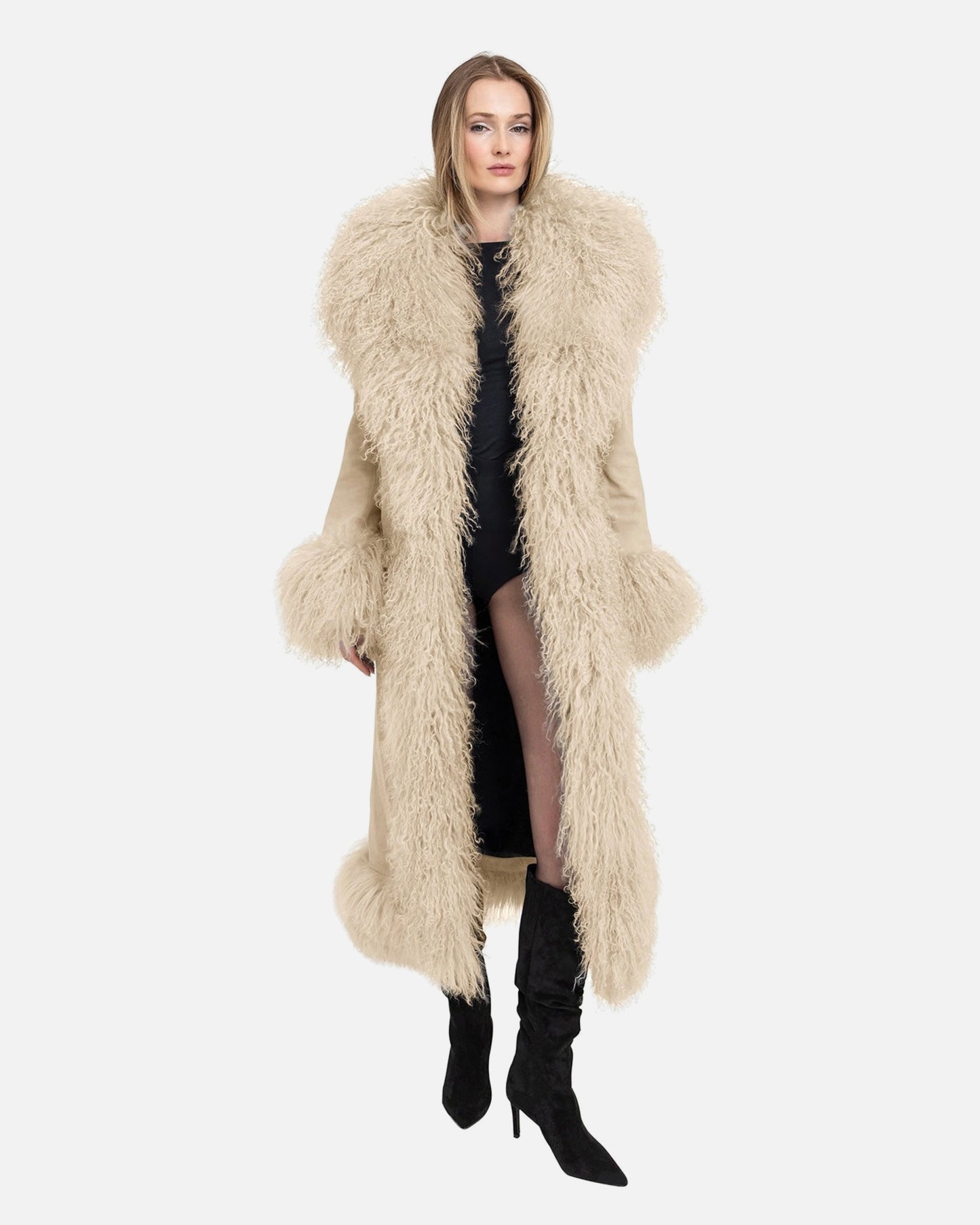 Dorothy Suede Ultra Maxi Coat