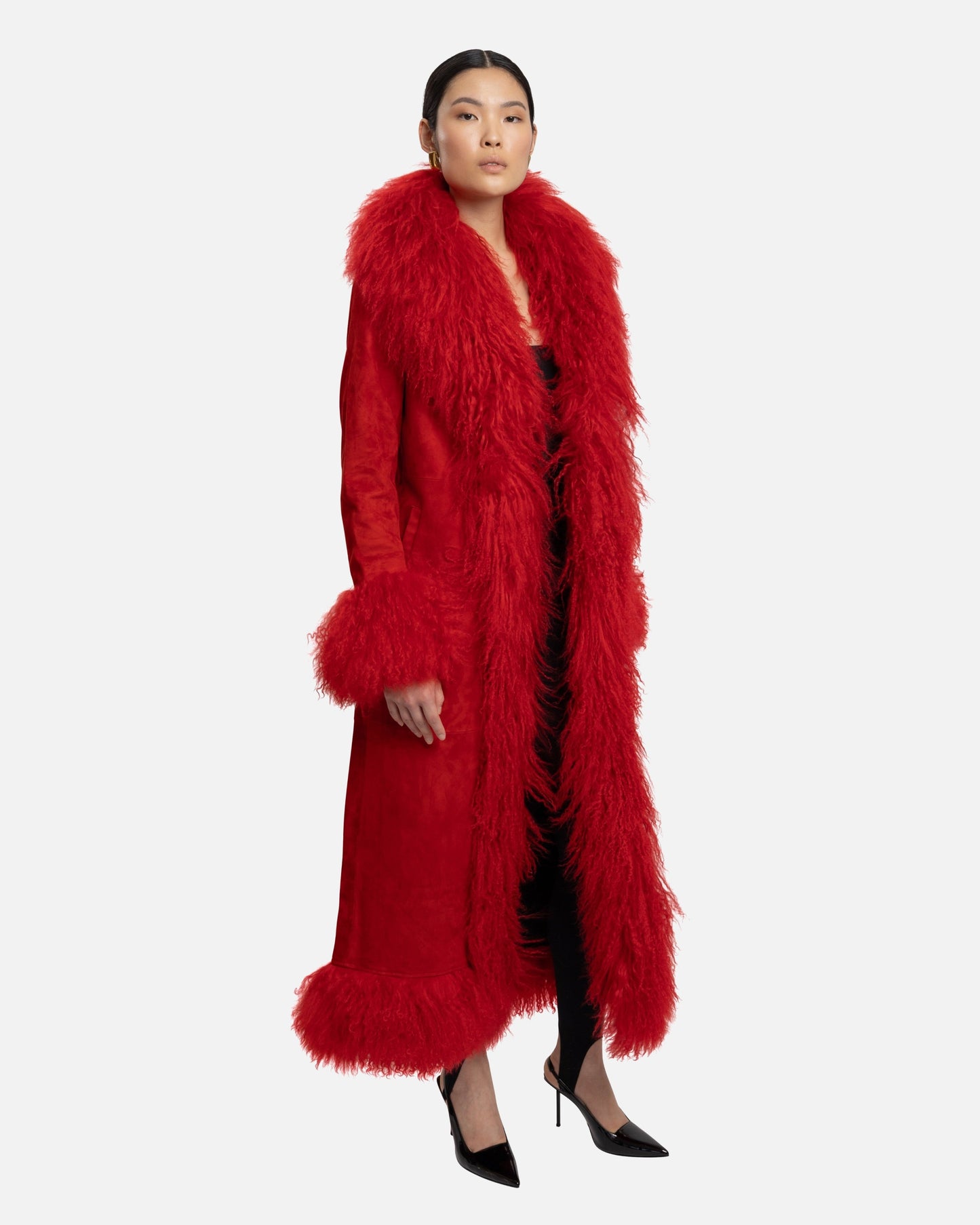Dorothy Suede Ultra Maxi Coat