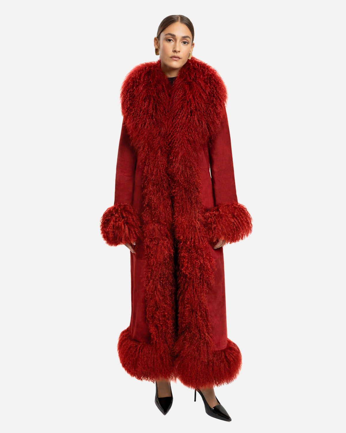 Dorothy Suede Ultra Maxi Coat