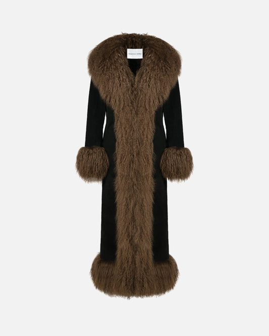 Dorothy Suede Ultra Maxi Coat