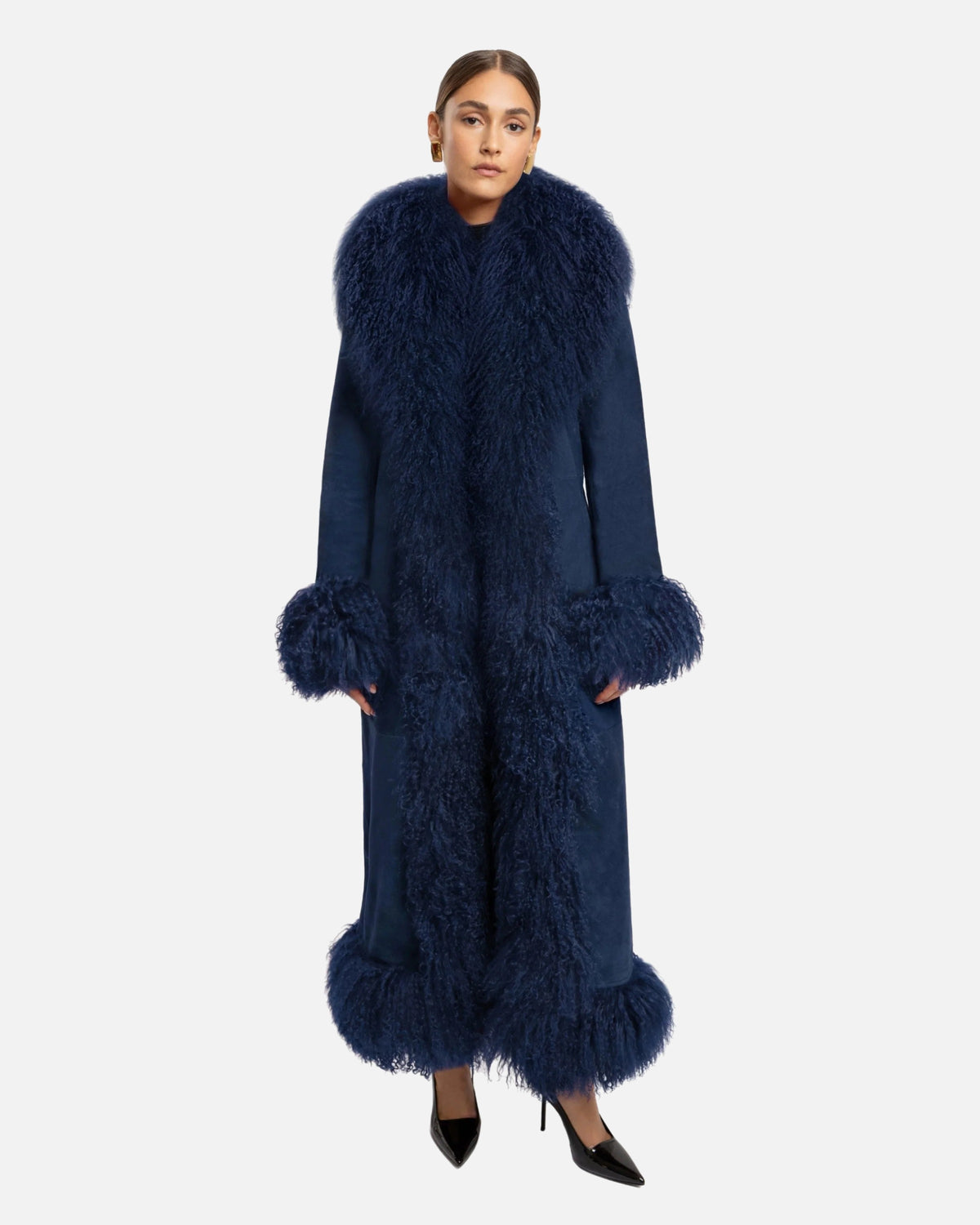 Dorothy Suede Ultra Maxi Coat