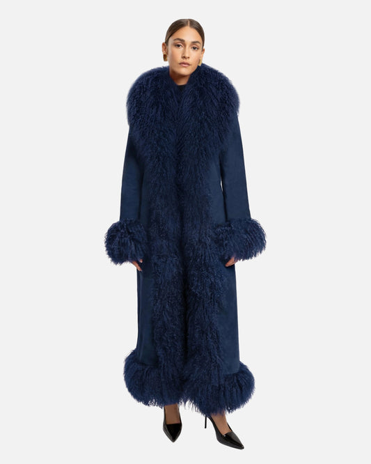 Dorothy Suede Ultra Maxi Coat