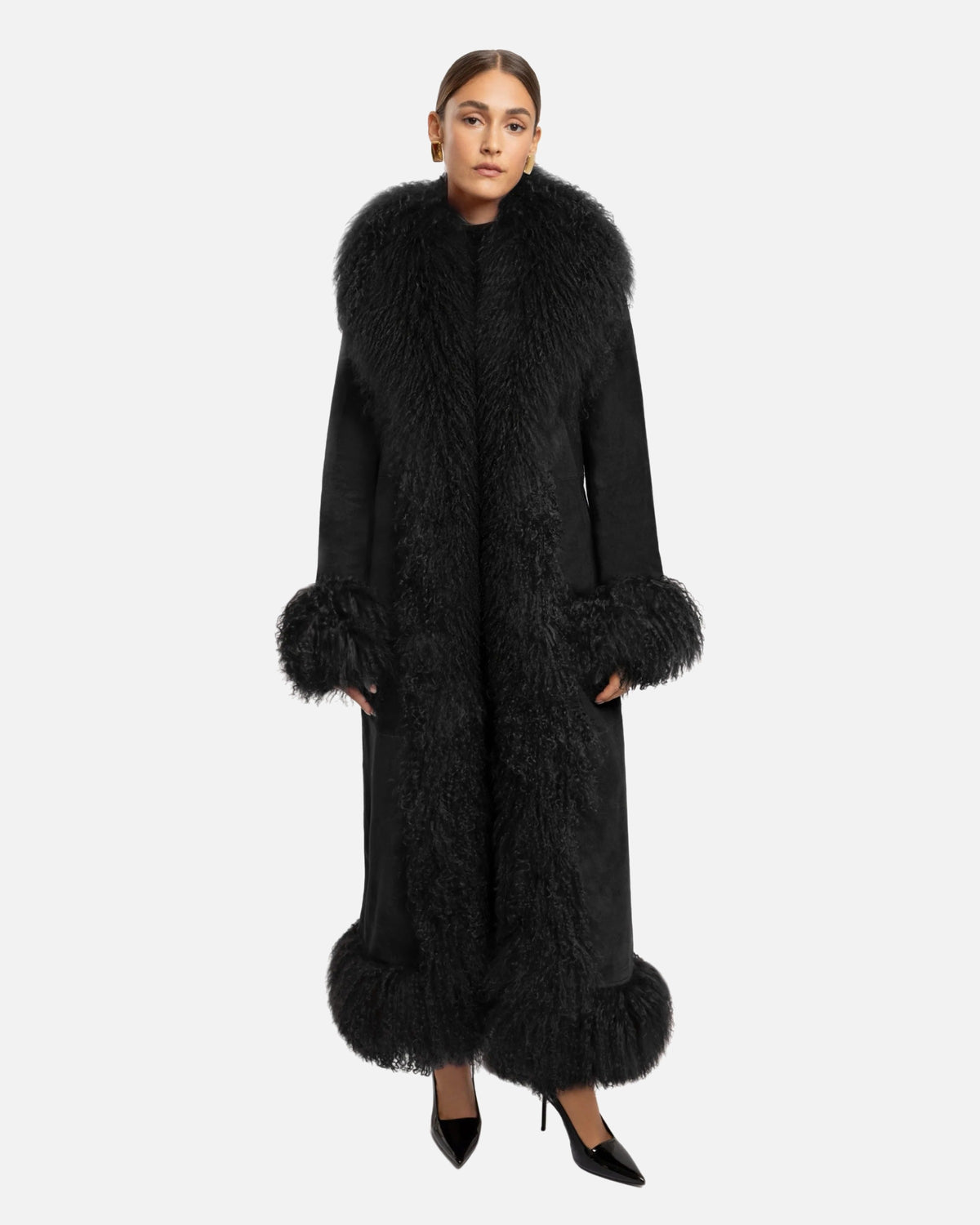 Dorothy Suede Ultra Maxi Coat