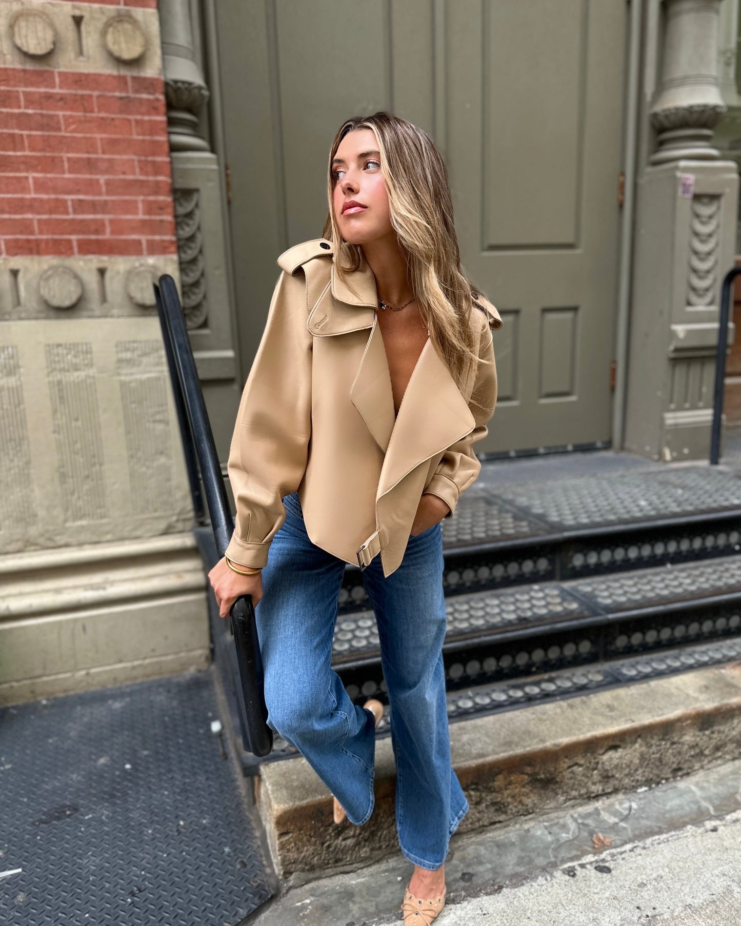 Dylan Leather Moto Jacket