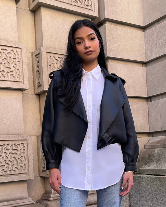 Dylan Leather Moto Jacket