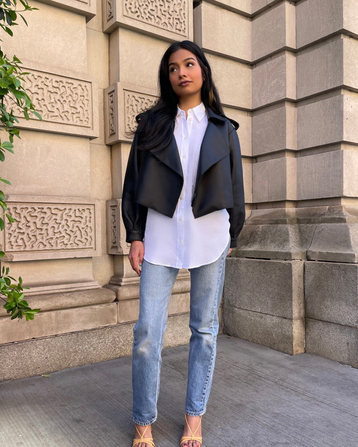 Dylan Leather Moto Jacket