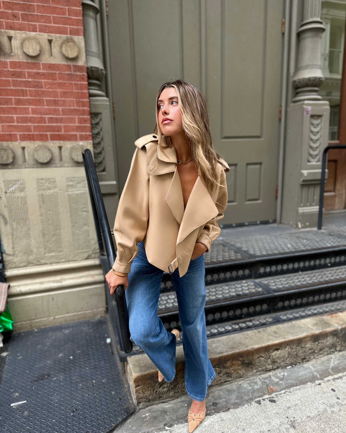 Dylan Leather Moto Jacket