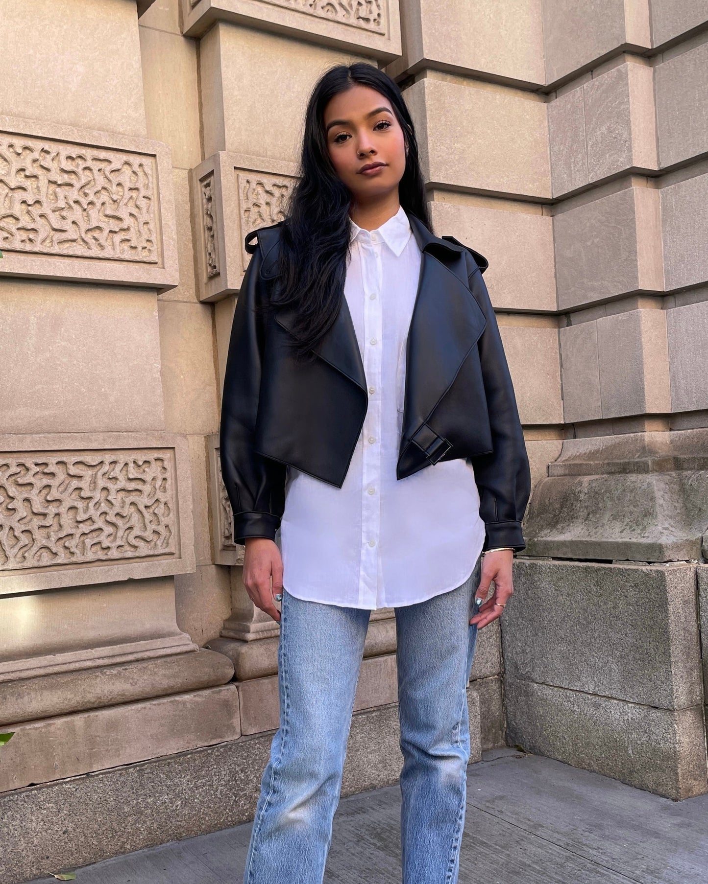 Dylan Leather Moto Jacket