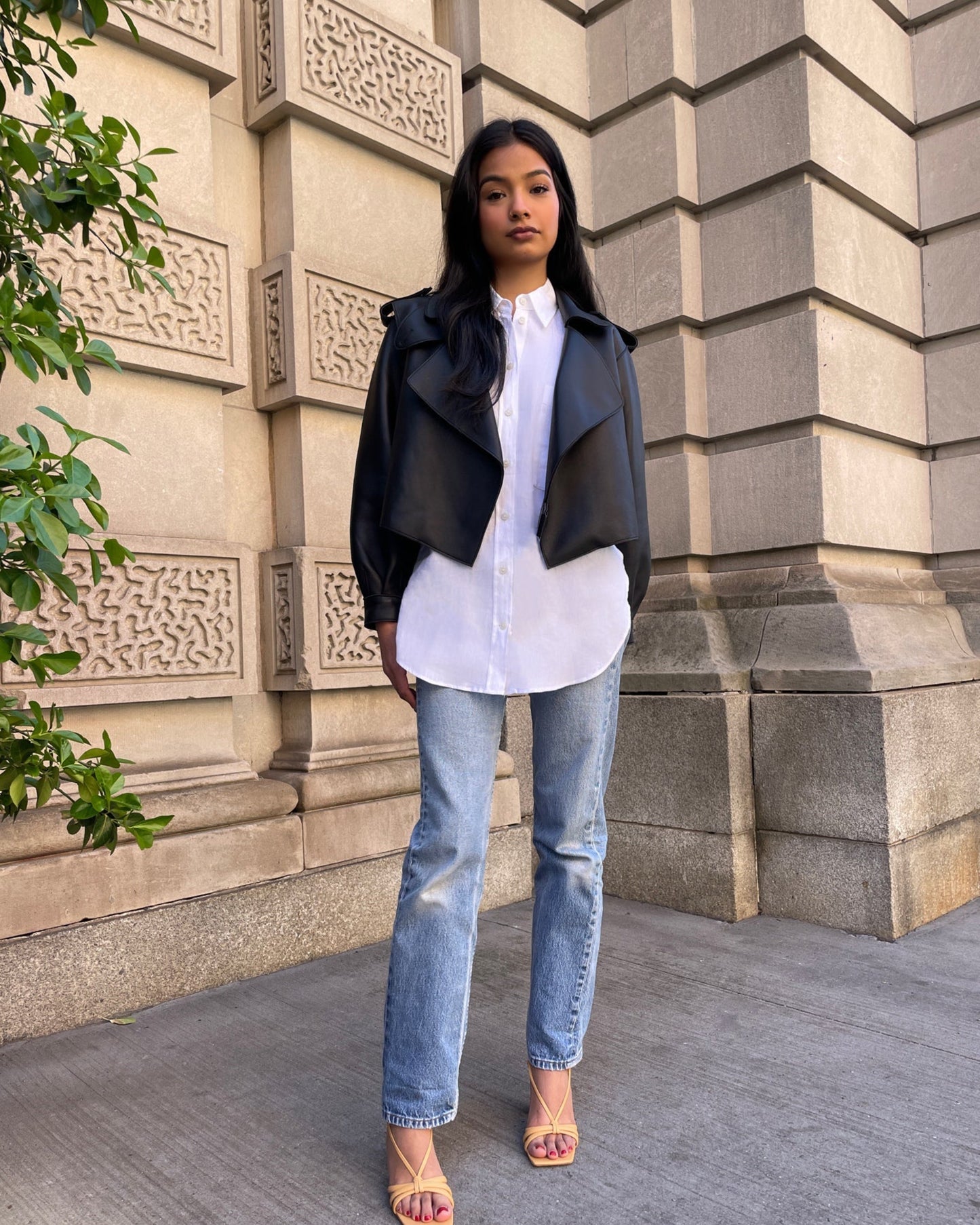 Dylan Leather Moto Jacket