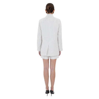 Sylvie Linen Mandarin Jacket