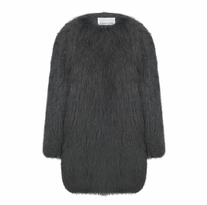 Carrie Shearling Midi Coat