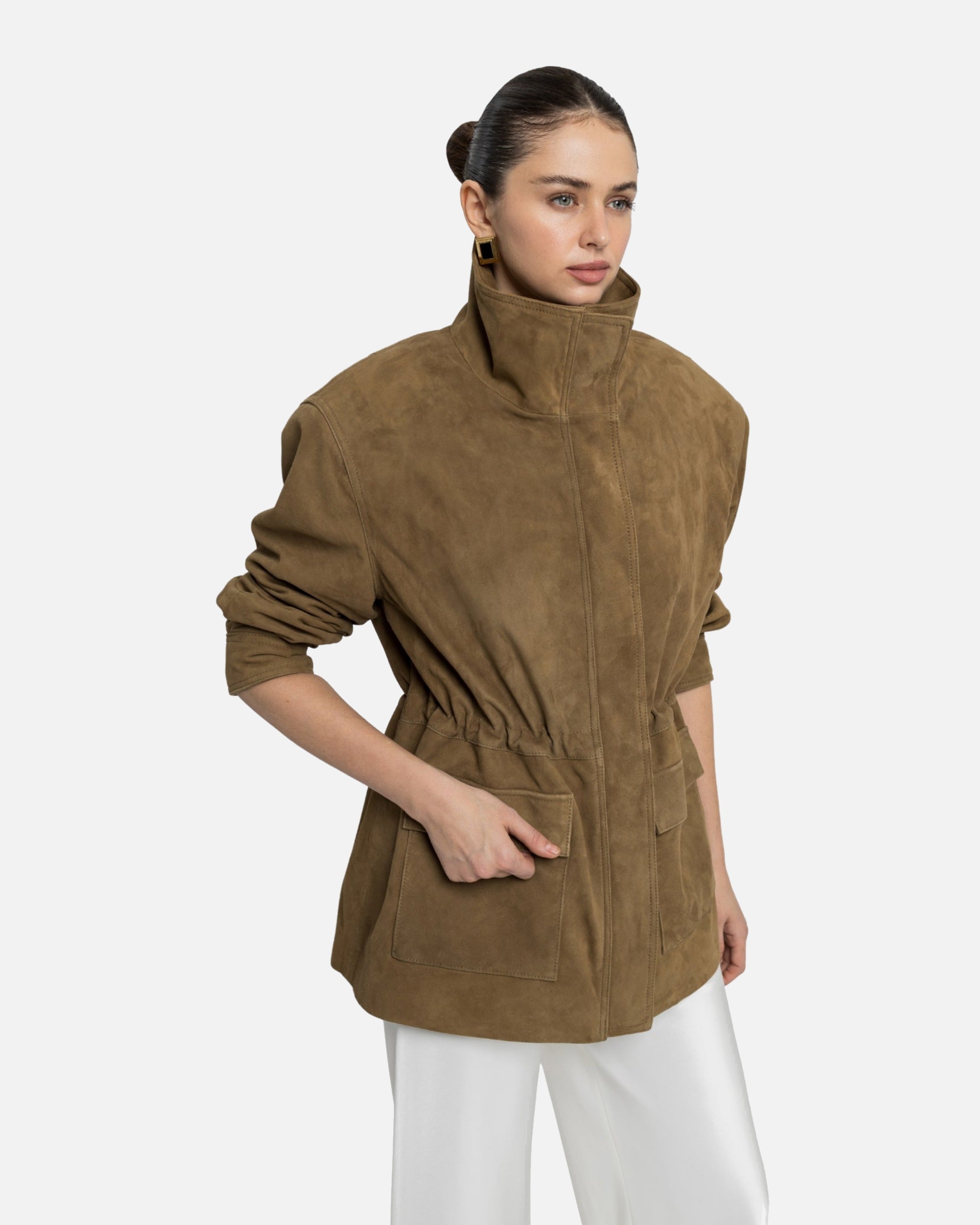 Heidi Suede Jacket – SUSANNA CHOW