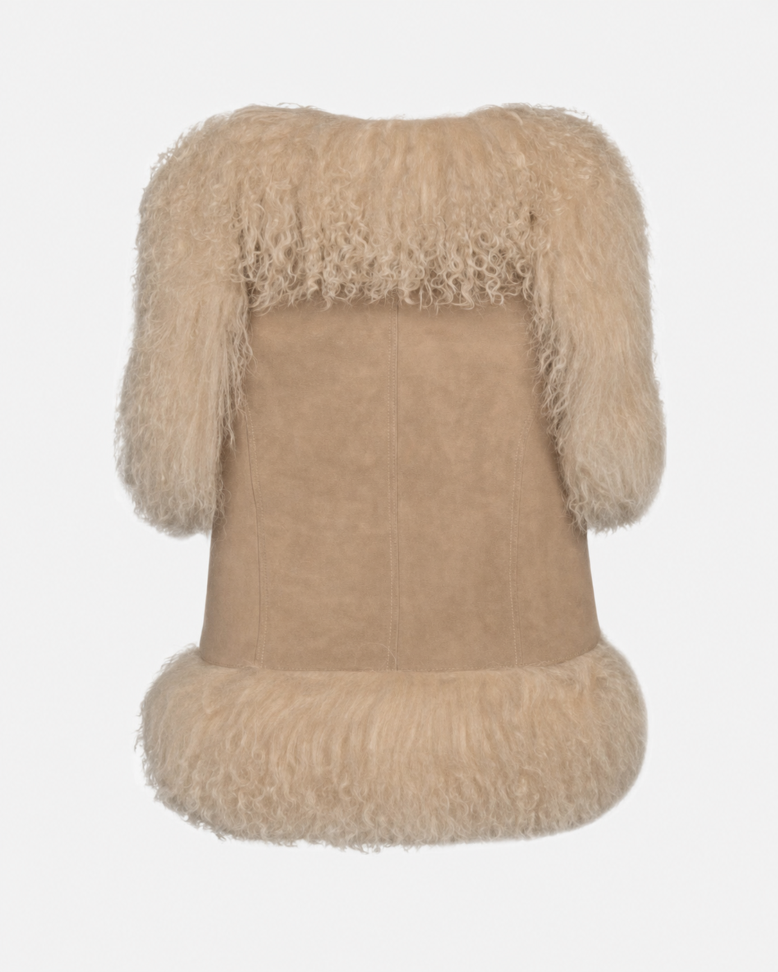 Dorothy Suede Shearling Vest