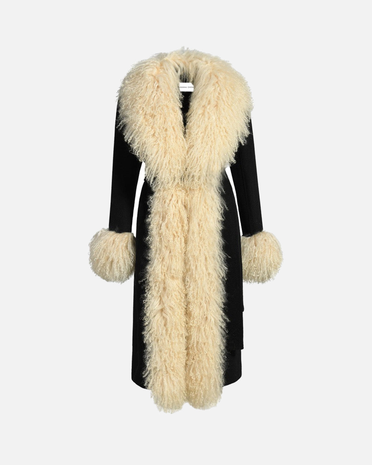Inez Cashmere Shearling Coat