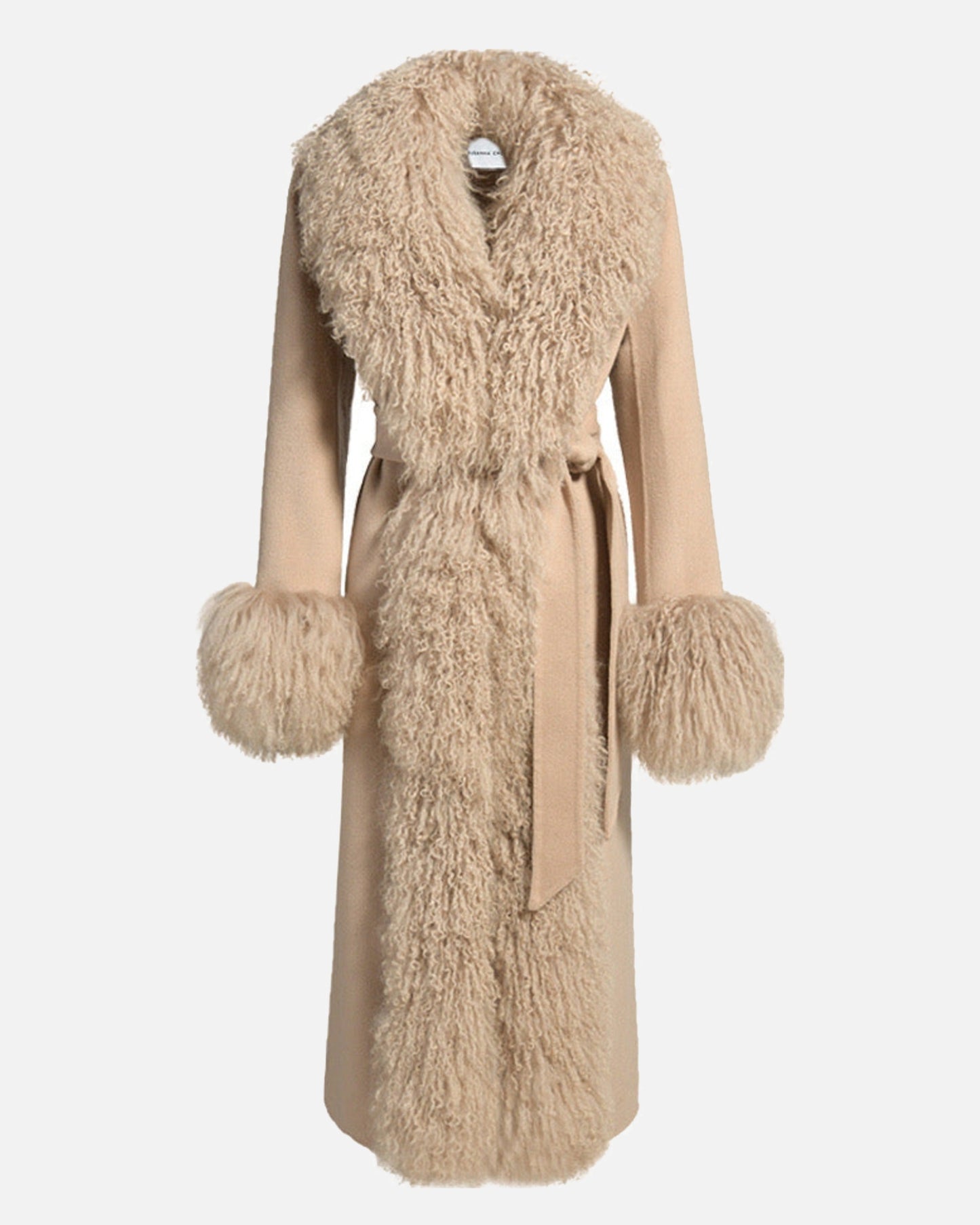 Inez Cashmere Shearling Coat