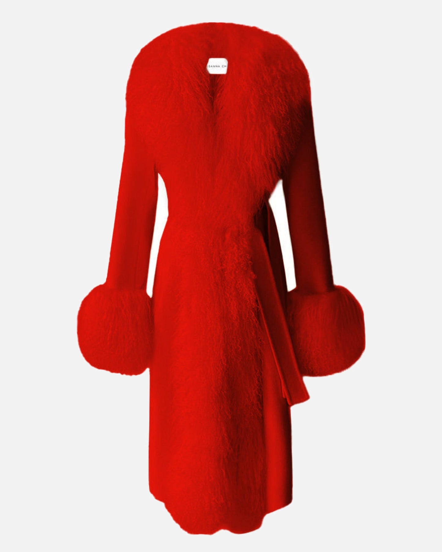 Inez Cashmere Shearling Coat