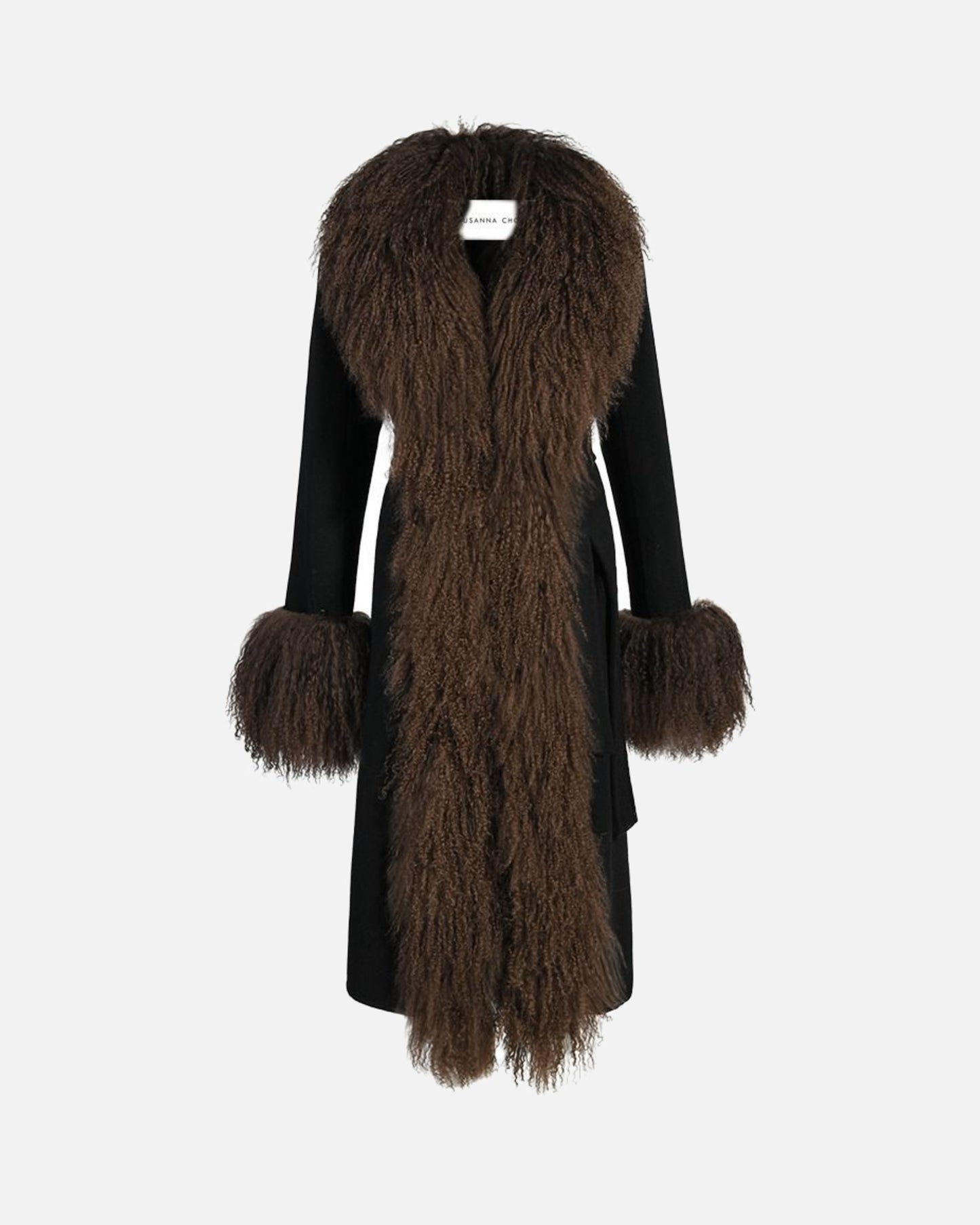 Inez Cashmere Shearling Coat